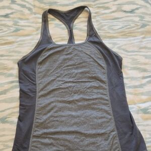 Victoria's Secret Gray Racerback Tank Top